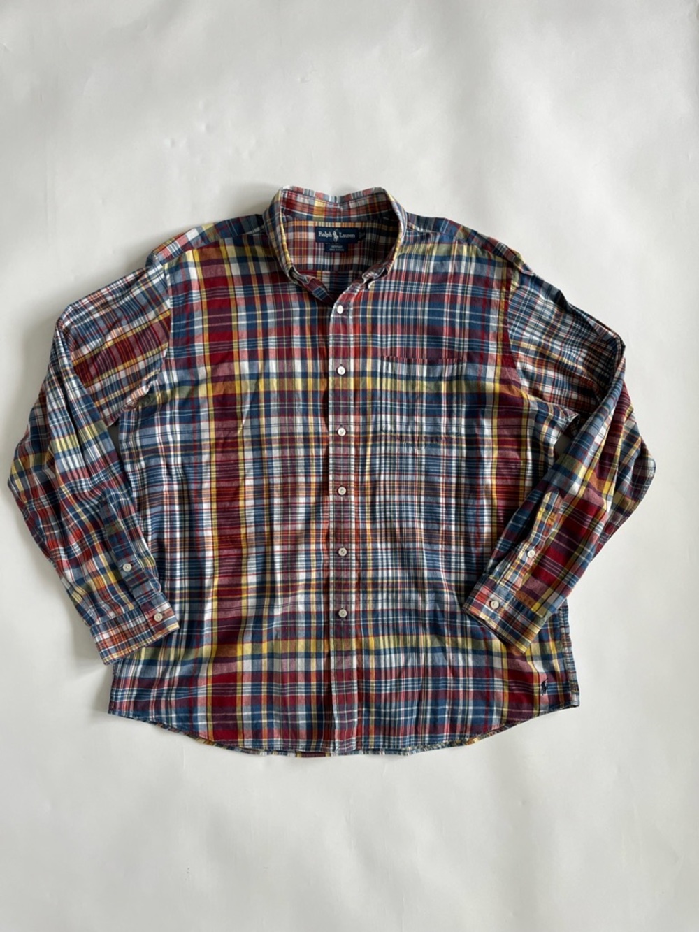 Ralph Lauren Men's Multicolor Plaid Button-Down Shirt